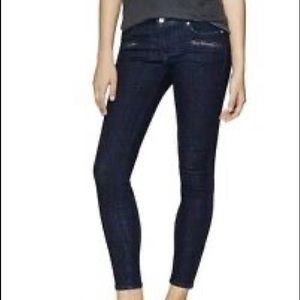 Aritzia Paradise Mine Moto Denim